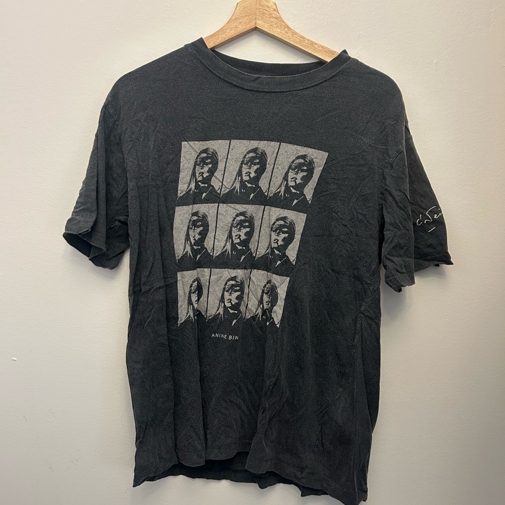 Anine Bing Bridget Bardot Short Sleeve Tee